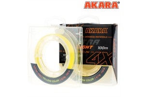 Шнур Akara Ultra Light Yellow 100 м 0, 06