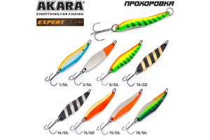 Блесна колеблющаяся Akara Expert Прохоровка 80 мм 25 гр. 18/SIL
