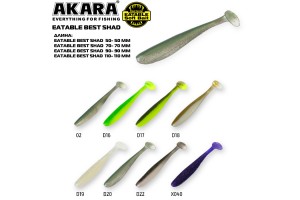 Рипер Akara Eatable Best Shad 90 D20 (4 шт.)