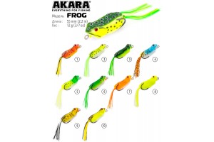 Лягушка Akara Frog 55 мм 12 гр. (3/7 oz 2, 2 in) 10