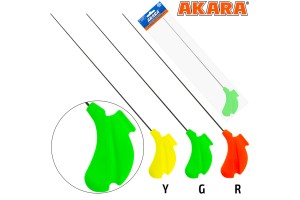 Удочка зимняя Akara Master Jig M 405 (4-21 гр.) Green (хлыст жёсткий Hi Carbon)