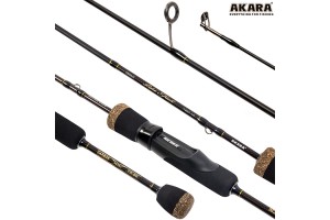 Спиннинг штекерный углепластик 2 колена Akara Lake Trout UL (1-8) 1, 98 м