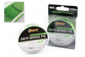 Шнур Akara Sea Bass PE Micro Braid Green 150 м 5, 9 кг 0, 12