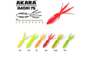 Твистер Akara Imori 75 204 (6 шт.)