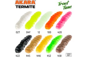 Силиконовая приманка Akara Trout Time TERMITE 1,5 Shrimp 458 (10 шт.)