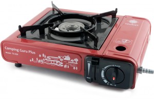 Плитка газовая в чемодане Camping Guru Plus TS-233 с переходником