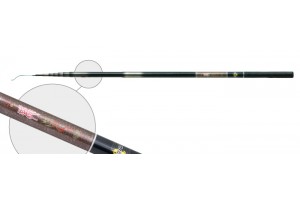 Удочка телескопическая стеклопластик к/с Akara Dragon 8, 1 м б/к