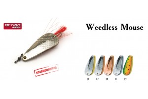 Блесна колеблющаяся незацепляйка Akara Action Series Weedless Mouse 50 8гр. 2/7oz. AK5/Sil