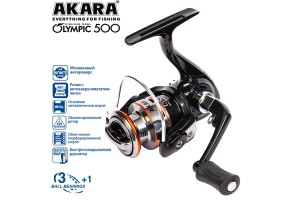 Катушка безынерционная Akara Olympic 500A 3+1bb