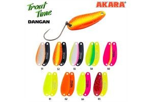 Блесна колеблющаяся Akara Trout Time Dangan 25 1, 5 гр. 51