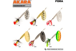 Блесна вращающаяся Akara Tournament Series Fora 4 16 гр. 4/7 oz. A41