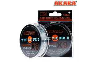 Шнур Akara Teuri Gray 135 м 0, 10