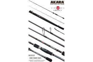 Спиннинг штекерный углепластик 2 колена Akara Teuri Heavy H (30-80) 2, 7 м