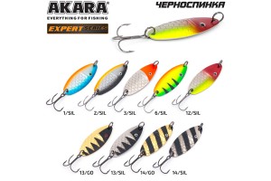 Блесна колеблющаяся Akara Expert Черноспинка 65 мм 18 гр. 18/SIL