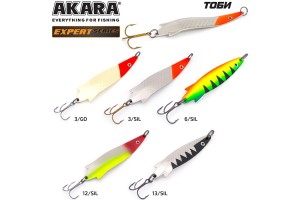 Блесна колеблющаяся Akara Expert Тоби 95 мм 18 гр. 18/SIL