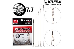 Поводок Kujira 7х7 (AFW) 0, 28 мм 8 кг 20 см (2 шт.)