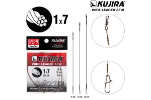 Поводок Kujira 1х7 (AFW) 0, 28 мм 9 кг 25 см (3 шт.)
