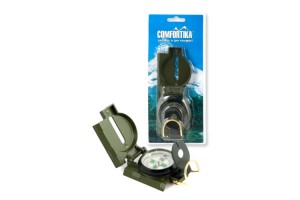 Компас Comfortika DC45-2B металл. жидкостный с линейкой