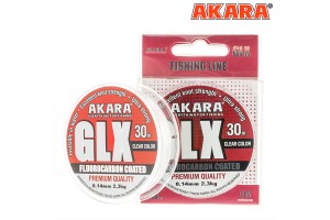 Леска Akara GLX Premium Clear 30 м 0,18 прозрачная