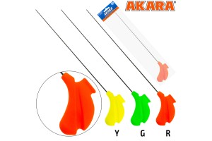 Удочка зимняя Akara Master Jig M 405 (4-21 гр.) Red (хлыст жёсткий Hi Carbon)