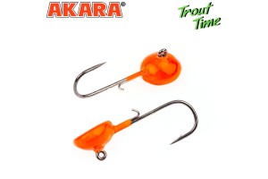 Джиг. головка Akara Trout Time Таблетка 2 гр. кр. № 4 Orange (3шт)