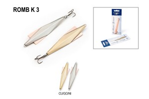 Блесна зимняя Spider Romb К 6, 5 гр. 50 мм Cu/Go/Ni тройник