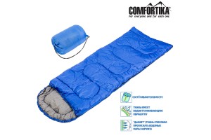 Спальник Comfortika Simple SP4 XXL 200+35*90 см одеяло с подголовником -10C /+5C