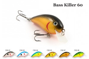 Воблер деревянный Raiden Bass Killer 60 мм 11 гр. CS02-03
