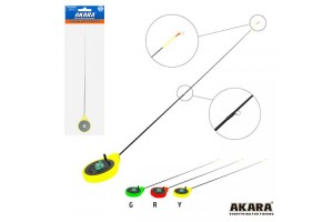 Удочка зимняя Akara SPS Yellow (хлыст стеклопласт с кольцами)