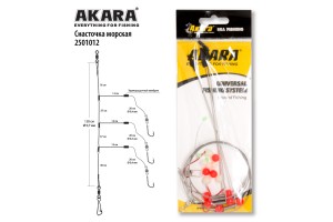 Снасточка морская Akara 2501012 KH10058 №16 Red