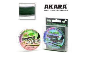 Шнур Akara Power Action X-4 Green 135 м 0, 14