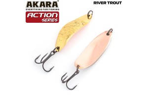 Блесна колеблющаяся Akara Action Series River Trout 60 18 гр. 5/8 oz. Go-Cu