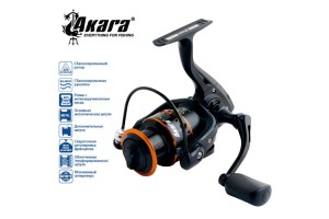 Катушка безынерционная Akara Black Hunter BHF2000 9+1 зап. шпуля