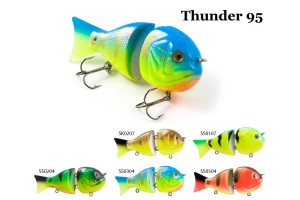 Воблер деревянный Raiden Thunder 95S 35 гр. SS0504