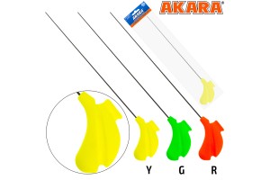 Удочка зимняя Akara Master Jig M 405 (4-21 гр.) Yellow (хлыст жёсткий Hi Carbon)