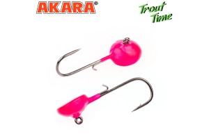 Джиг. головка Akara Trout Time Таблетка 2 гр. кр. № 4 Pink (3шт)