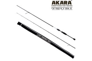 Спиннинг штекерный углепластик 2 колена Akara Teuri ULS662 TX-30 (0, 6-7) 1, 98 м