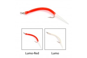 Снасточка морская Akara Gummi Eel SP9-008 L10 см №9/0 Lumo (3шт.)