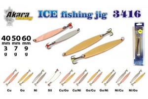 Блесна зимняя Akara Ice 3416 7 гр. Ni/Go