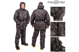Костюм зимний Fish2Fish Онега -30 С мебрана цв. урбан 48-50 р-р. рост 170-176