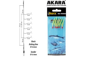 Сабик Akara 2502008 №6 фосфор (6 кр.)