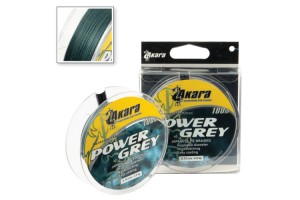 Шнур Akara Power Grey 100 м 0, 25