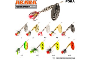 Блесна вращающаяся Akara Tournament Series Fora 3 11 гр. 2/5 oz. A21