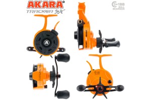 Катушка мультипликаторная зимняя Akara Tracker SX 3+1 bb с курком