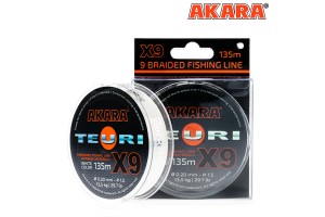 Шнур Akara Teuri White 135 м 0, 15