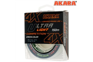 Шнур Akara Ultra Light Competition Green 150 м 0, 12