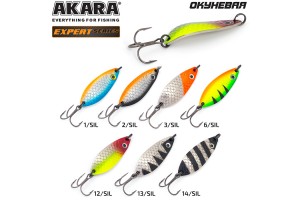 Блесна колеблющаяся Akara Expert Окуневая 50 мм 10 гр. 13/SIL