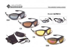 Очки поляризационные Tagrider в чехле GLTR 013 C4 YL уплотнитель EVA