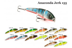 Воблер деревянный Raiden Anaconda Jerk 155 40 гр. SS08-01