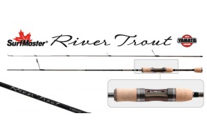 Спиннинг штекерный углепластик 2 колена S Master K1225 River Trout S-562ULM TX-20 (0, 5-5, 6гр.) 1, 68 м